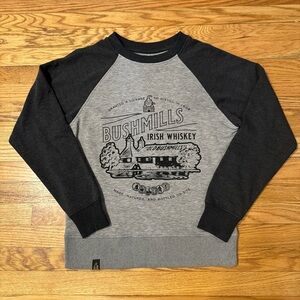 Bushmills Irish Whiskey Mens Pullover Sweater Relaxed Fit Crewneck Scotch Sz XS